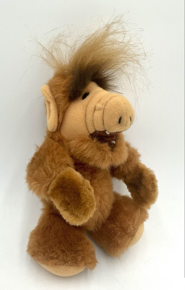 Vintage 1987 ALF Finger Hand Puppet Doll Plush Coleco Alien Productions 8”