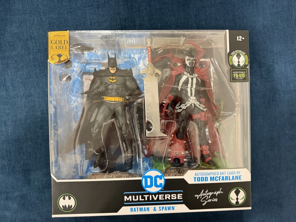 DC Multiverse McFarlane Autograph Series Batman Spawn – Please Read
