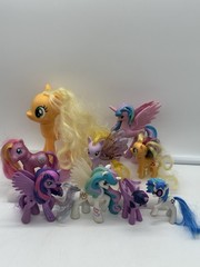 My Little Pony Lot Of 9 Assorted Ponies Hasbro 2002-2016