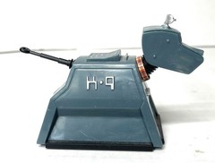 VINTAGE DR WHO K-9 ON WHEELS 2 LOT, (1) 2012 BBC WORKING SOUND & LIGHTS L@@K!