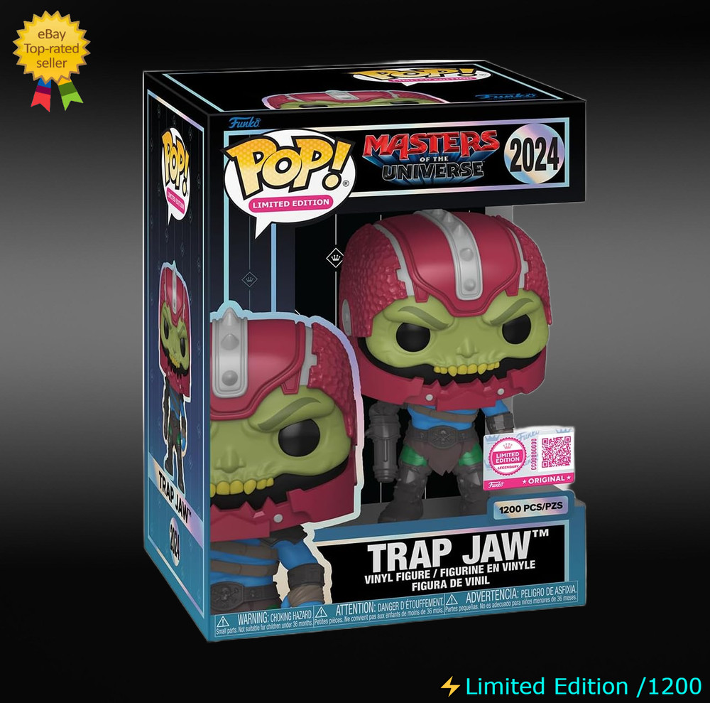 Funko Pop! 2024 Masters of the Universe Trap Jaw LEGENDARY LE /1200⚡NEW PRESALE