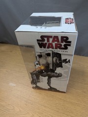 RARE Star Wars Legacy Collection AT-ST Walmart Exclusive Vehicle Factory Sealed