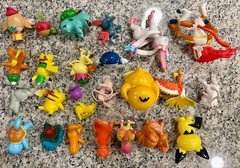 Pokemon Figure Lot 29 Pikachu Mew Bulbasaur Psyduck Sylveon Ho-Oh Infernape