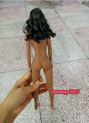 1:6 Flexible Body Suntan Large Bust Female Figure +Gal Gadot Wonder Girl Head