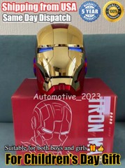 US! AUTOKING Iron Man MK5 1:1 Helmet Wearable Voice-control Children’s Day Gift
