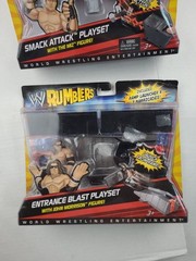 WWE Rumblers John Morrison Miz Playset Wrestling Action Figure Lot Mattel Aew