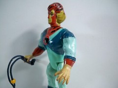 K23i05281 TYGRA BRAZIL 100% COMPLETE GLASSLITE THUNDERCATS 1985 ORIGINAL FIGURE