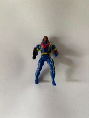 1994 X-Men Die Cast Metal Figure Bishop Small Ding on Right Leg