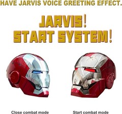 Iron Man Helmet Autoking MK5 1/1 Voice-controlled Transform Mask Cosplay Prop