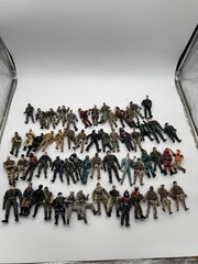 Vintage Military Action Figure Lot 58 Mixed Army Soldier Figures Chai Mai