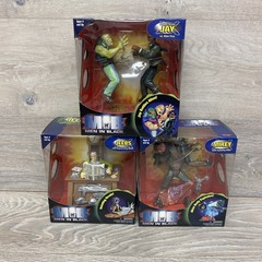 Men In Black Action Figures Jeebs Mikey Jay MIB Galoob 1997 Vintage Lot of 3