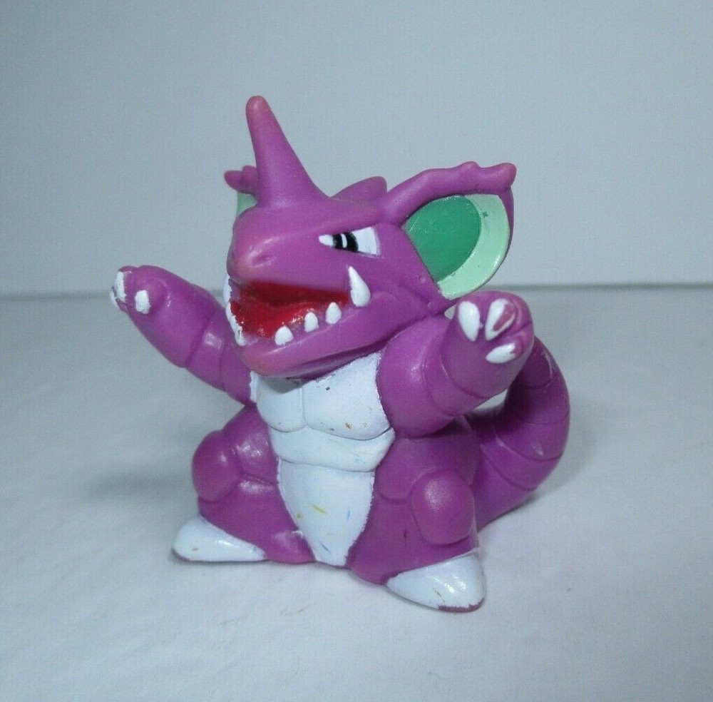 1998 Pokemon Finger Puppet Nidoking Figure Gotta Catch Them All Nintendo Bandai