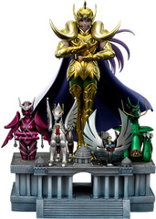 Saint Seiya Aries Mu Gold Fabric 1/10 Scale Statue Deluxe Iron Studios Sideshow