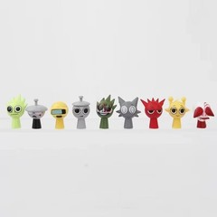 48pcs set Sprunki Model Toy Game Action Figures Toy Birthday Gift