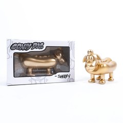 Sheefy McFly Coney Dog Sculpture 3.5″ Gold Edition 2022 Vinyl Figure 38/40 RARE