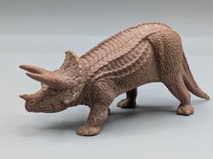 Triceratops 5.5″ Dinosaur Toy Figure British Museum Of Natural History 1975
