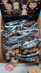 Lot of 11 Universal Horror Figural Bag Clip Series 1 Packs w/ Store Display New