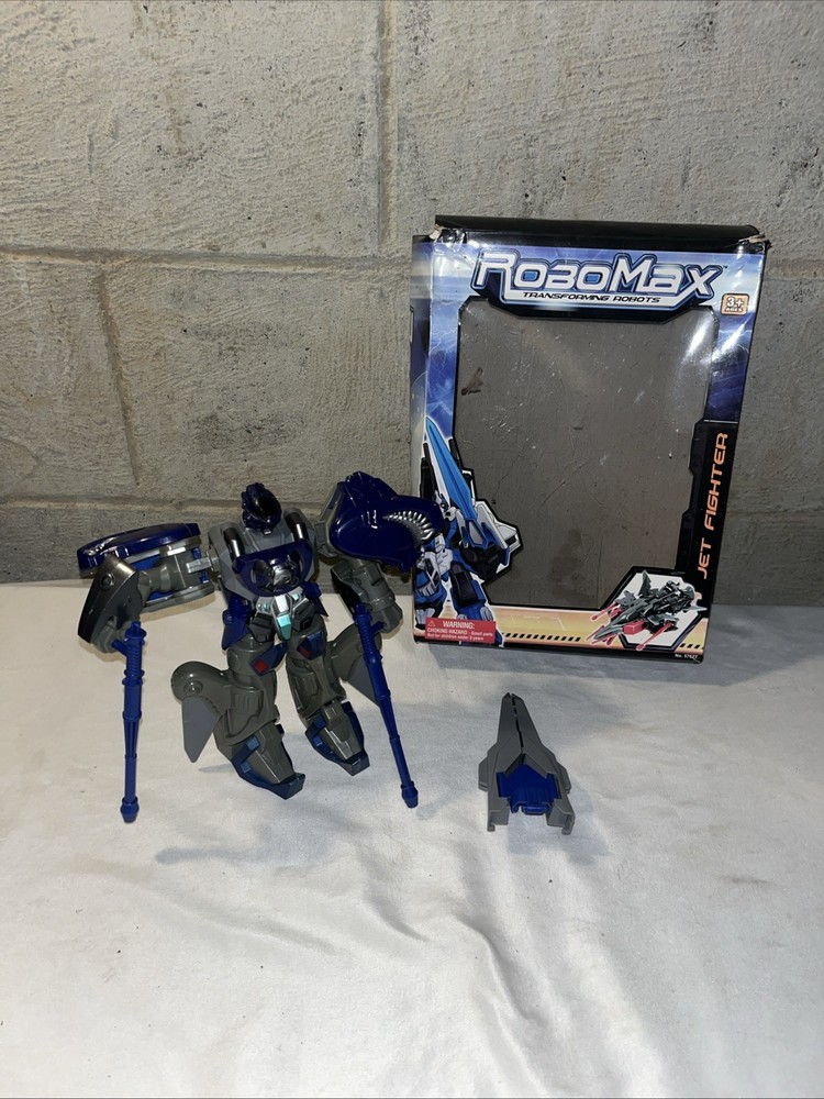 RoboMax Jet Fighter Transforming Robot Toy 3 Jet Fighter In Box