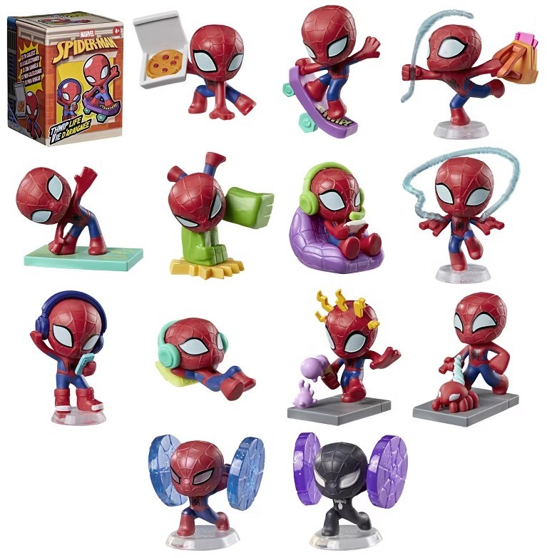 Marvel Spider-Man Thwip Life Mini Figure Pack [1 RANDOM Figure]