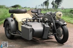 DID Motor Tricycle Motorcycle Model For 1/6 Action Figure Collection Gray Ver.