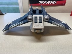Star Wars Clone Wars Republic Gunship Tiger Shark Saga Vintage W/Missles+Drivers