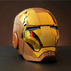 Autoking Iron Man MK5 Helmet 1/1 Voice Control Cosplay Prop with LED Eyes