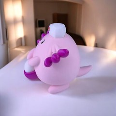 Nurse Joy’s Chansey 3D Printed Model – Pokemon Game Collectible Figurine fa