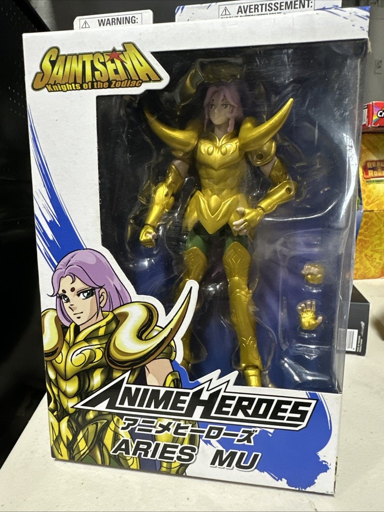 Saint Seiya: Knights of the Zodiac (Aries Mu) Anime Heroes BanDai Action Figure!