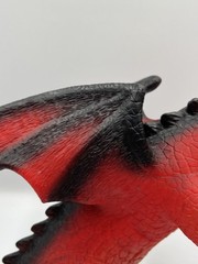 Fantasy Dragon 18” Long Red Orange 2018 Polyester Material Toys R Us Rare SEE