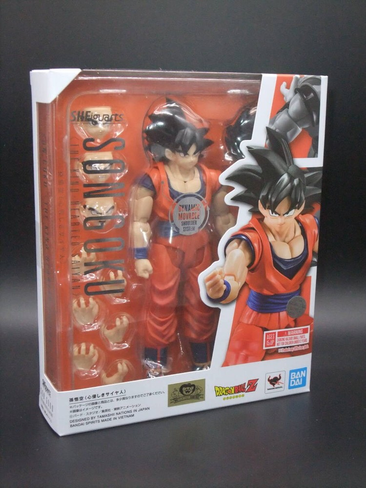 BANDAI S.H.Figuarts Dragonball Z Son Goku The Kind Hearted Saiyan Action Figure