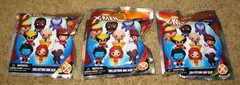 X-MEN: FIGURAL BAG CLIP LOT, 3 BAGS