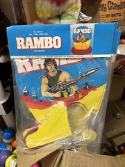 Vintage 1985 Rambo Party Centerpiece Sylvester Stallone First Blood Rare MIP