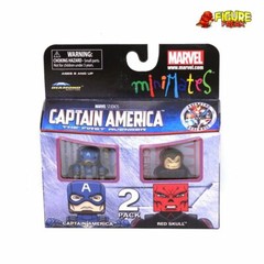 Marvel Minimates Series 40 Captain America Movie Cap & Red Skull