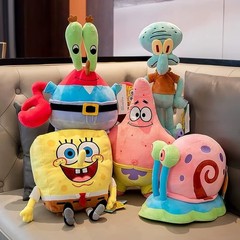 SpongeBob SquarePants Plush Toys Patrick Squidward Mr Krabs Gary Stuffed Dolls