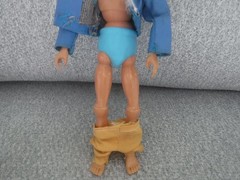 Madelman Spain 6″ action figure Pilot with Jacket & Pants 1970s incomplete