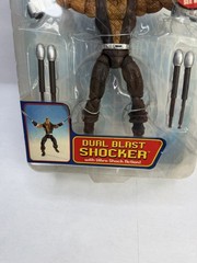 TOY BIZ AMAZING SPIDER-MAN STEALTH VENOM and DUAL BLAST SHOCKER ACTION FIGURE