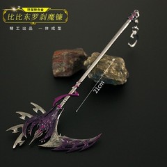 1/6 Grim Reaper Hook Sickle Demon Scythe For Luocha 6” Action figure