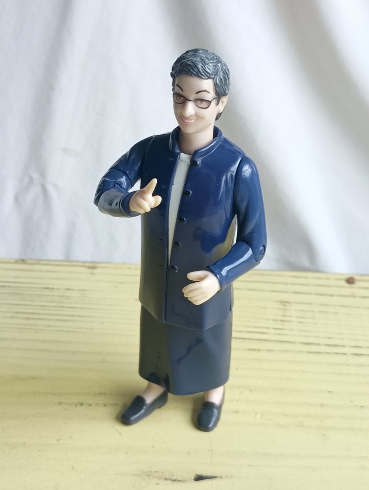 Shushing Nancy Pearl Librarian Female Action Figure 2008 Accoutrements NO BOOK