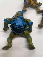 1990 TMNT Storage Shell Figures for parts some have damage/ incomplete Don