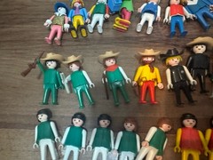 VTG Lot Play Mobile Figurines, Cowboys, Circus, Animal Figurines & Accessories