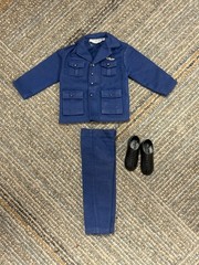 Vintage 1960’s British Colony Clone G I Joe Action Figure Pilot Uniform Tagged