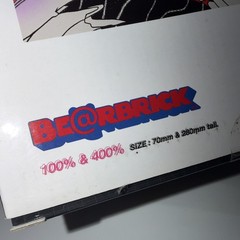 MEDICOM TOY BE@RBRICK Aruta Soup Mordern Art Graffiti 100％ & 400％ Open Box