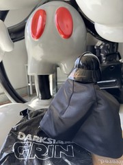Ron English Dark Star Grinn Signed DesignerCon Made by Monsters Darth Vader LE