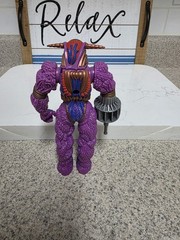 Hasbro Inhumanoids Auger Action Figure 1986 Vintage, Complete with Helmet