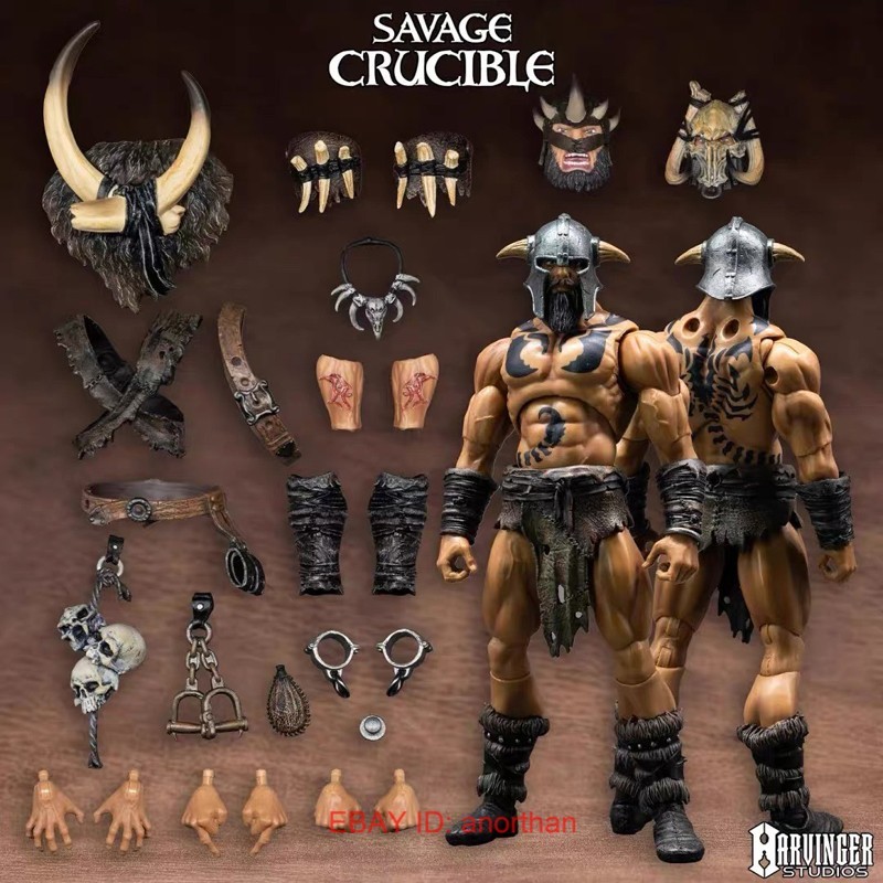 Harvinger Studios Savage Crucible Varnoks Unchained 1/12 Action Figure In Stock
