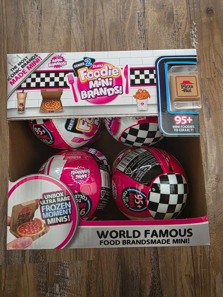 Zuru Mini Brands! Foodie Series 2 New Sealed Balls Display Case of 8 – Lot of 8