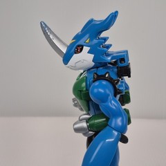 Bandai Digimon Digivolving Palidramon Loose Action Figure 2000 6.5 Inches