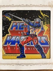 Vintage RARE 1980’s He-Man Roboto Masters of the Universe Carnival Glass Prizes