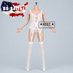 1/6 Lace Teddy Lingerie Garter Stockings Underwear For 12″ Phicen HotToys Figure