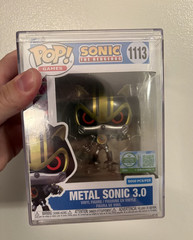 NEW RARE HTF Funko Pop METAL SONIC 3.0 5000pcs GAME STOP w/ Protector & Shrink!
